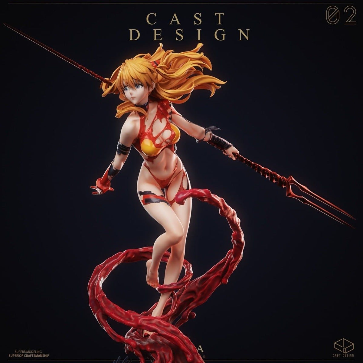 Cast Design Studio - Asuka Evangelion