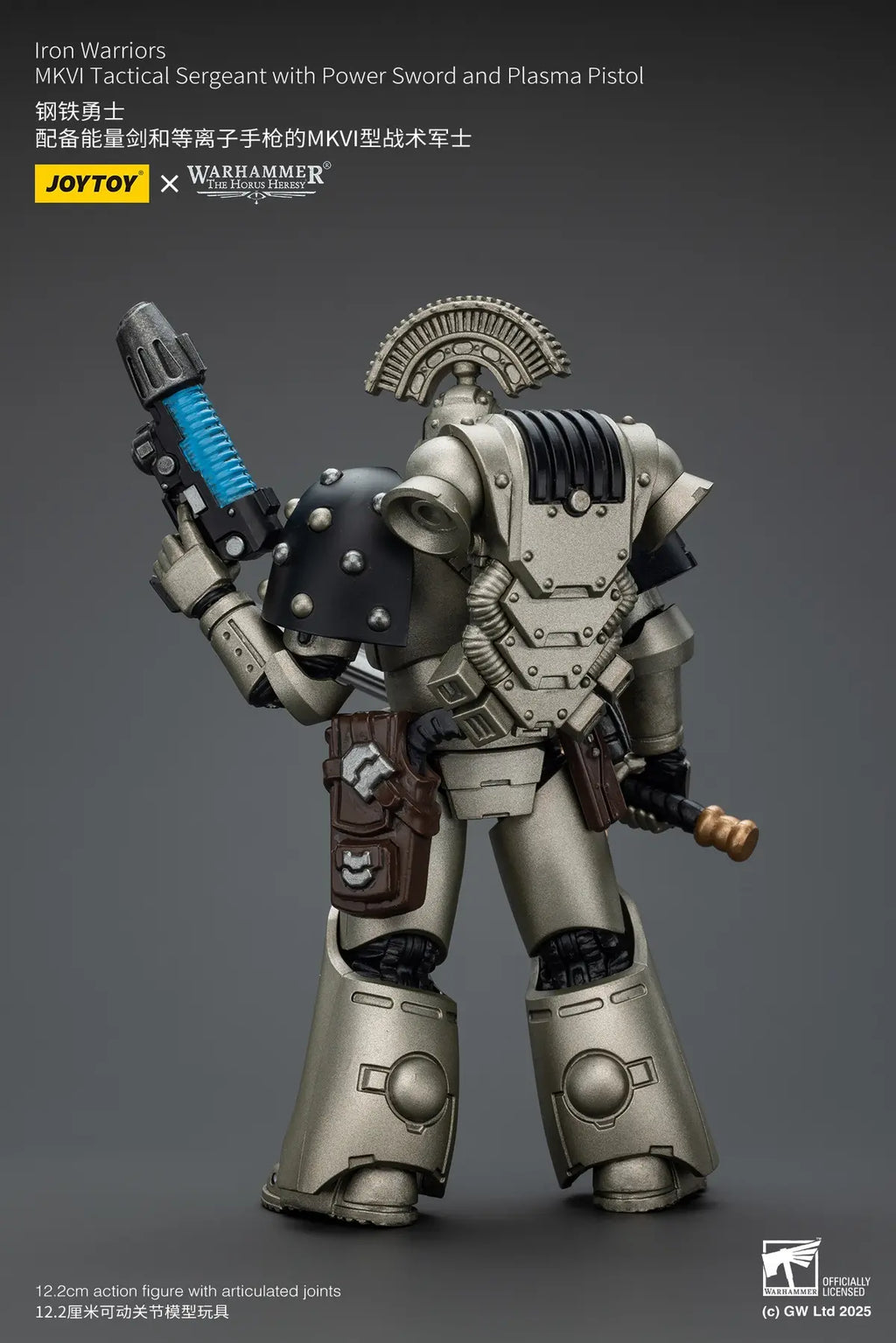 JOYTOY - 1/18 Iron Warrior MKVI Tactical Sergeant with Power Sword & Plasma Pistol JT01758 (Licensed)