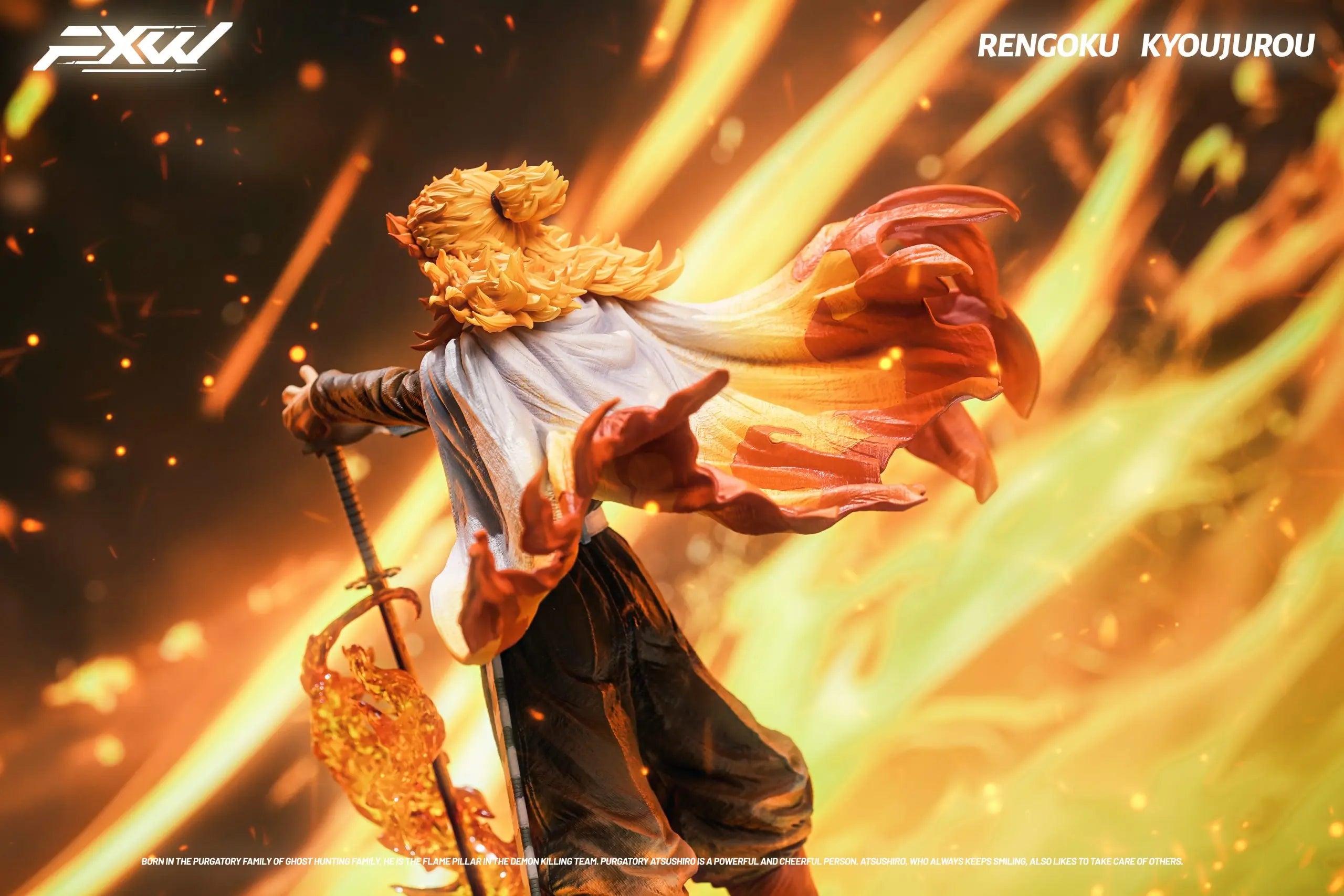FXW Studio - Demon Slayer Nine Hashira Series Flame Hashira Rengoku Kyojuro