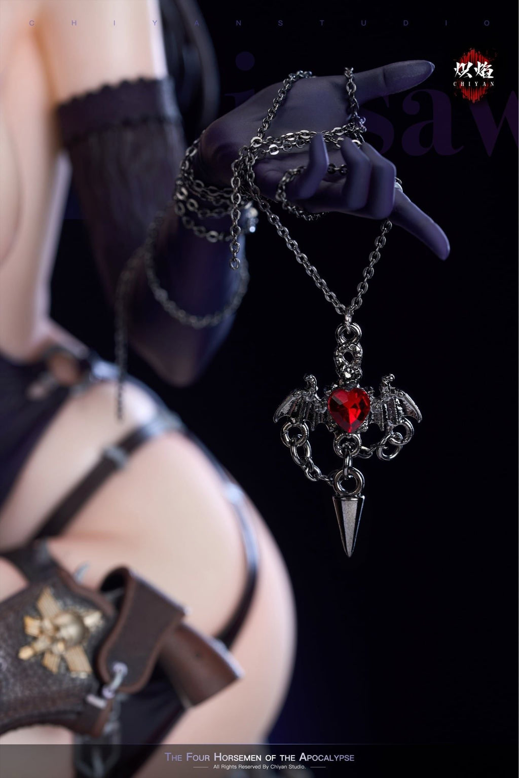Miss War Yoru Chainsaw Man figura resina