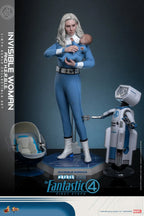 Hottoys - The Fantastic Four: First Steps Invisible Woman and H.E.R.B.I.E. 1/6th scale Collectible Figure Set MMS823 MMS824 (Licensed)