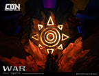 CONTINUE Studio - Digimon Light Sculpture Scene Series #1 War Greymon Gaia Energy Cannon