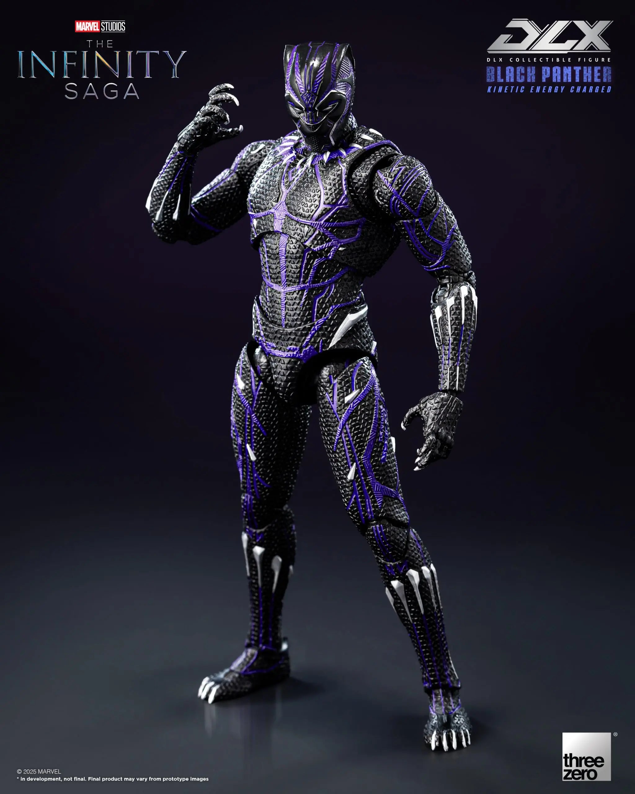 Threezero - Marvel Studios: The Infinity Saga DLX Black Panther (Kinetic Energy Charged) 3Z08210C0 (Licensed)