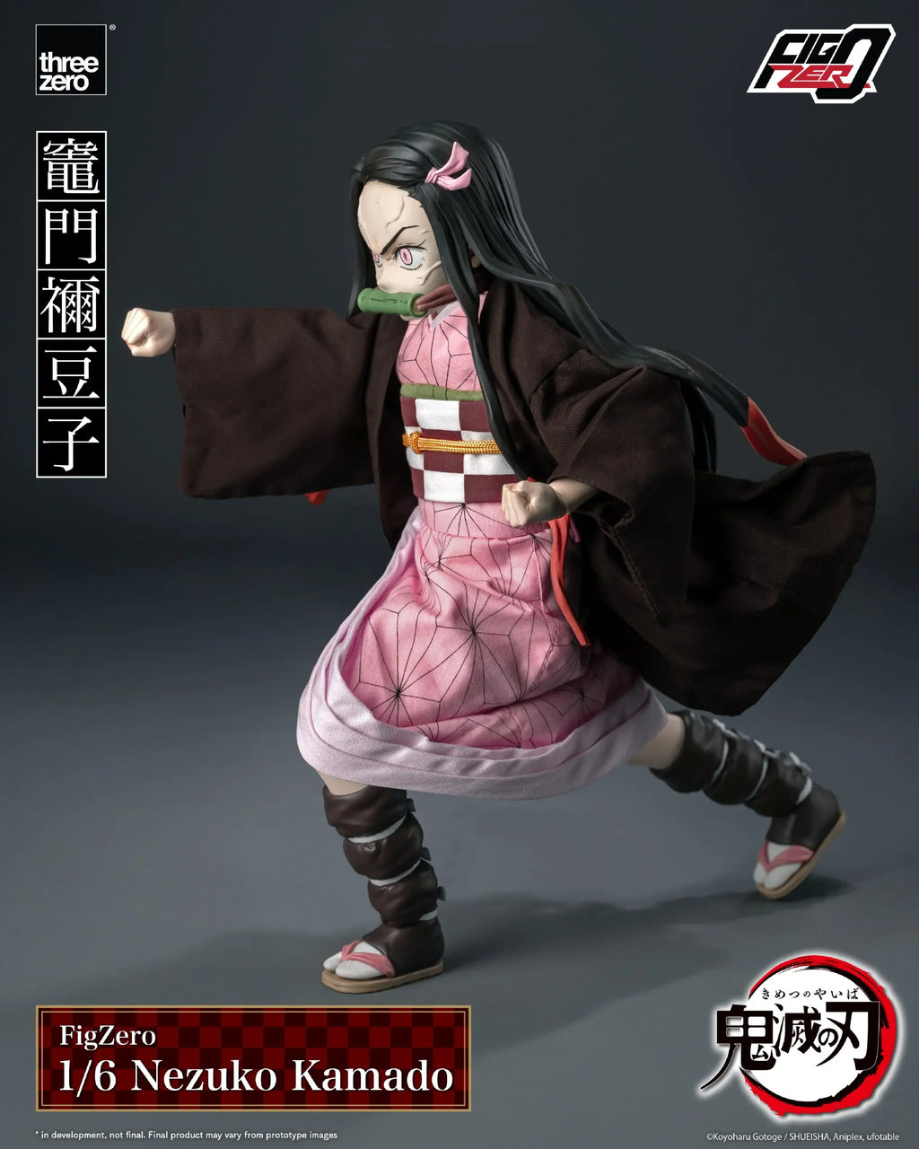 Threezero - Demon Slayer: Kimetsu no Yaiba FigZero 1/6 Nezuko Kamado 3Z06680W0 (Licensed)