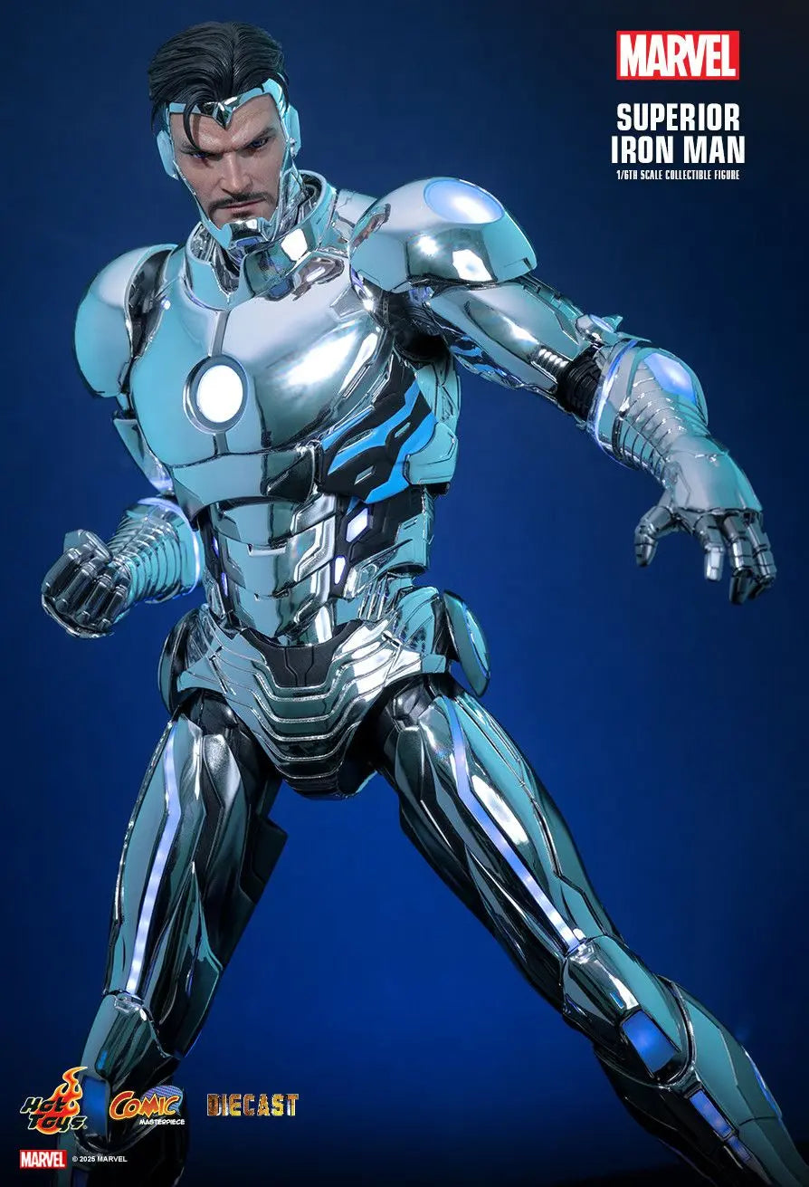 Hottoys - Marvel Comics Superior Iron Man 1/6th scale Collectible Figure CMS026D73 (Licensed)