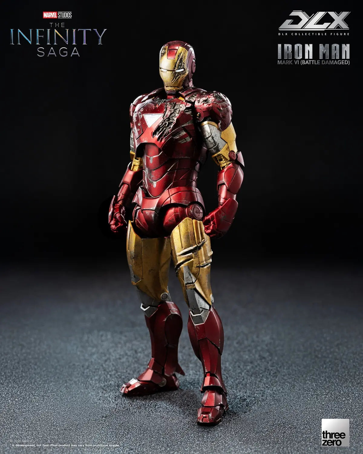 Threezero - Marvel Studios: The Infinity Saga DLX Iron Man Mark 6 Battle Damaged Version 3Z09180C0 (Licensed)