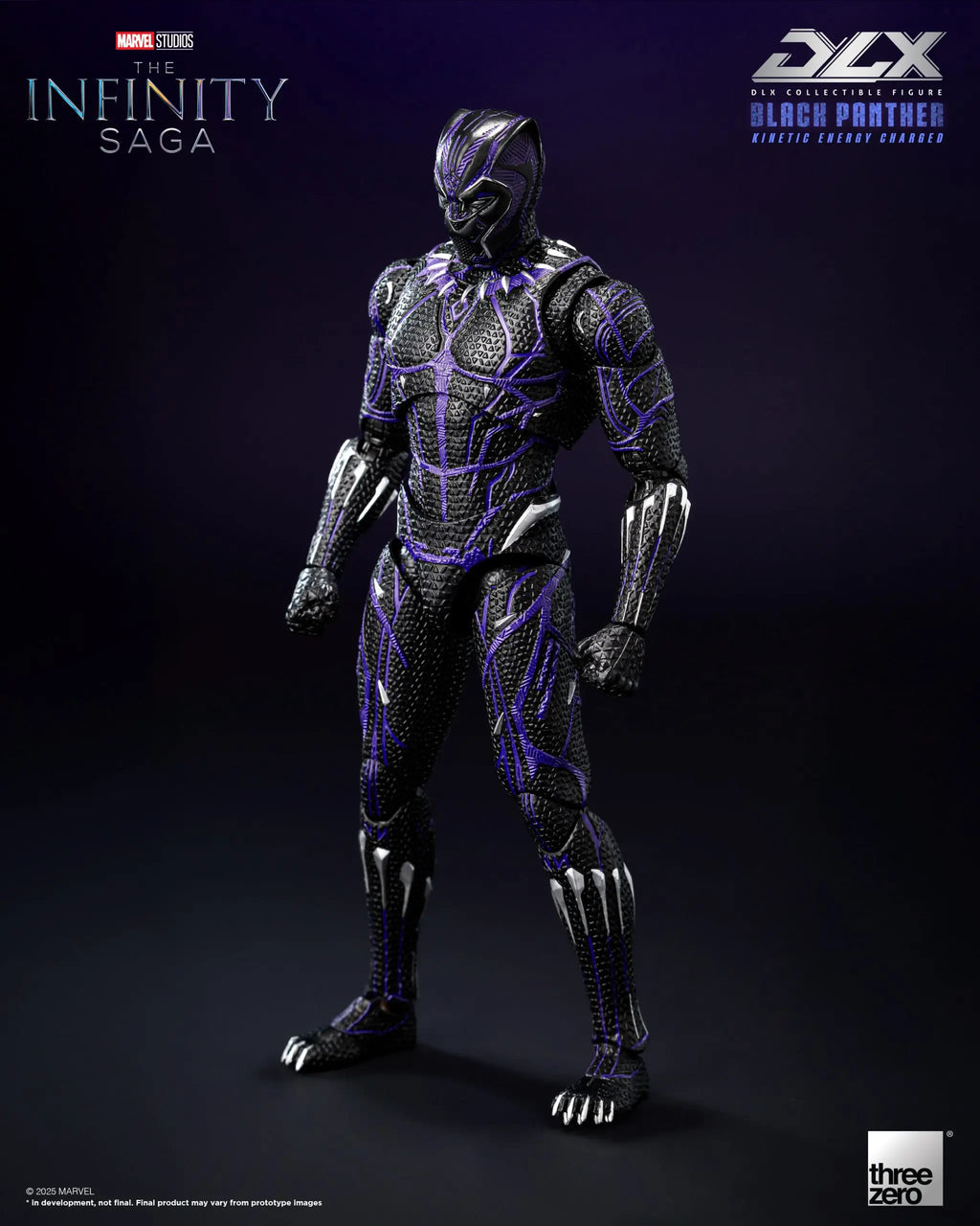 Threezero - Marvel Studios: The Infinity Saga DLX Black Panther (Kinetic Energy Charged) 3Z08210C0 (Licensed)