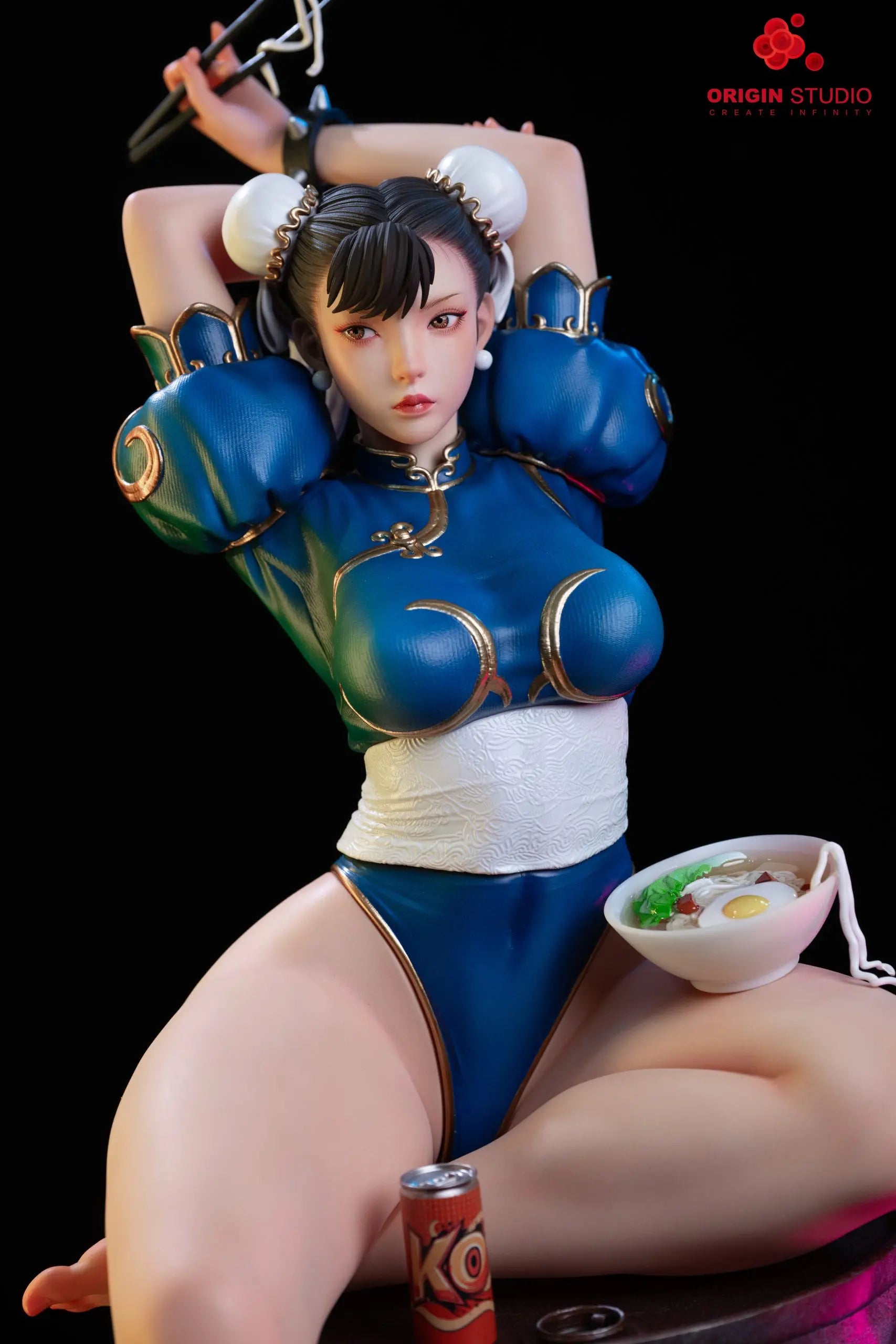 ORIGIN Studio - King of Fighters Light Statue of a Female Fighter Chun