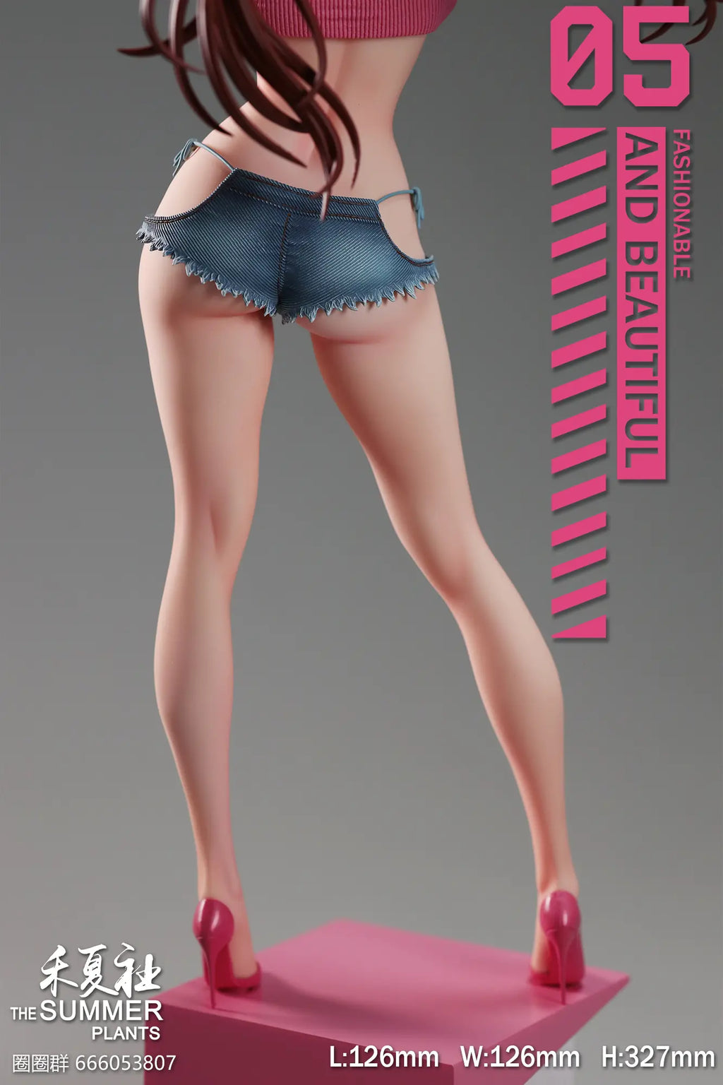 THE SUMMER PLANTS Studio - Summer Girlfriend Series Classmate Mari Makinami Illustrious Neon Genesis Evangelion