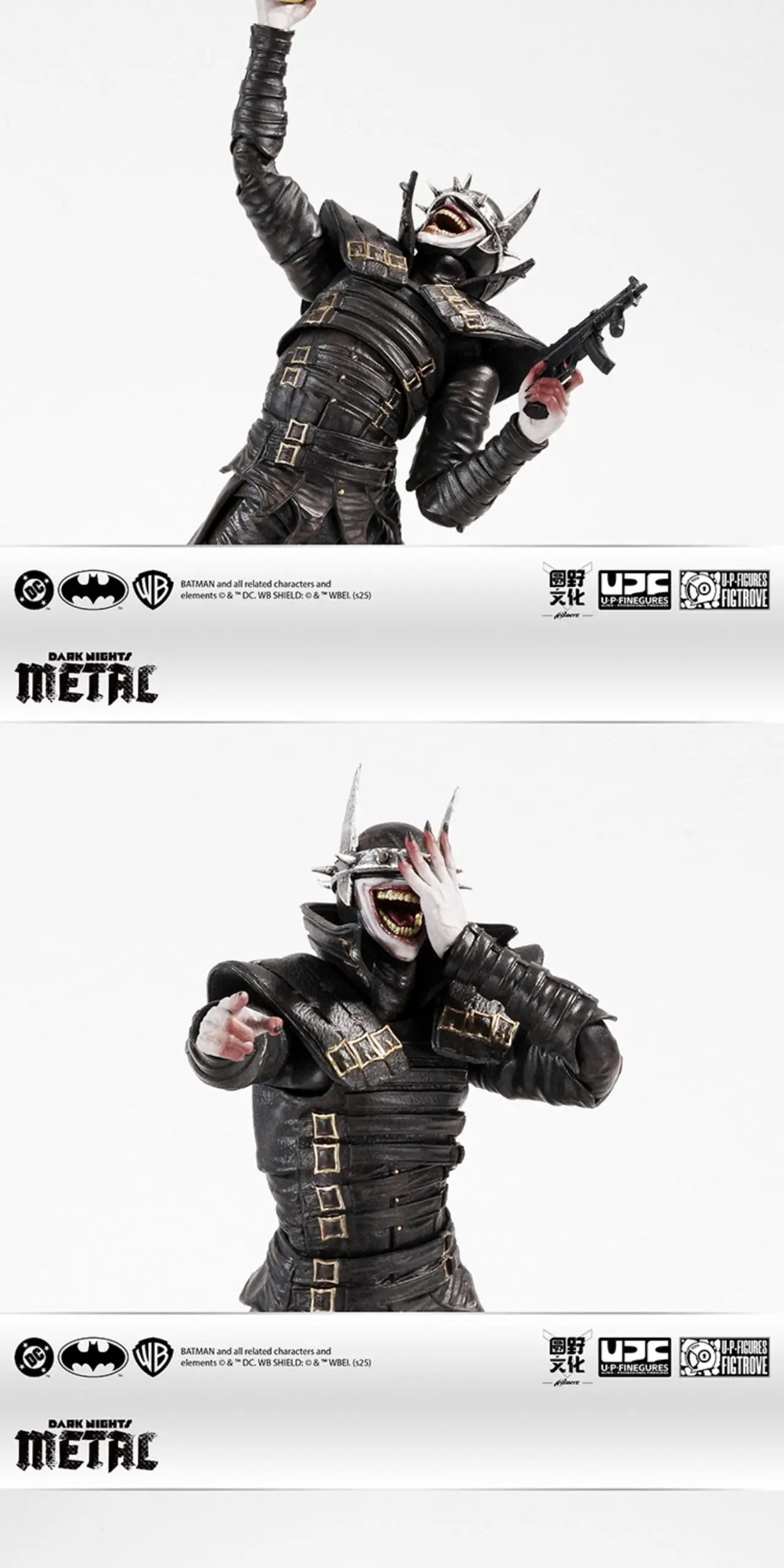 ROUND FIELD X U-P-Finegures - Dark Night The Batman Who Laughs action figure (Licensed)