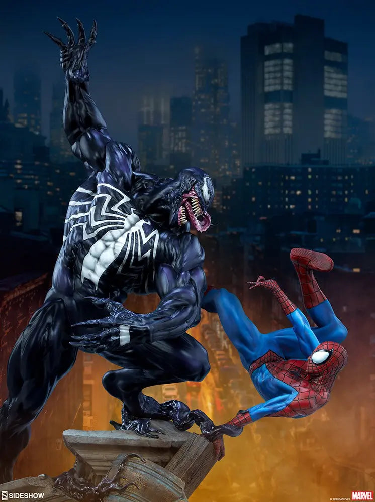 Sideshow Collectibles - Spider Man vs Venom Maquette 200561 (Licensed)