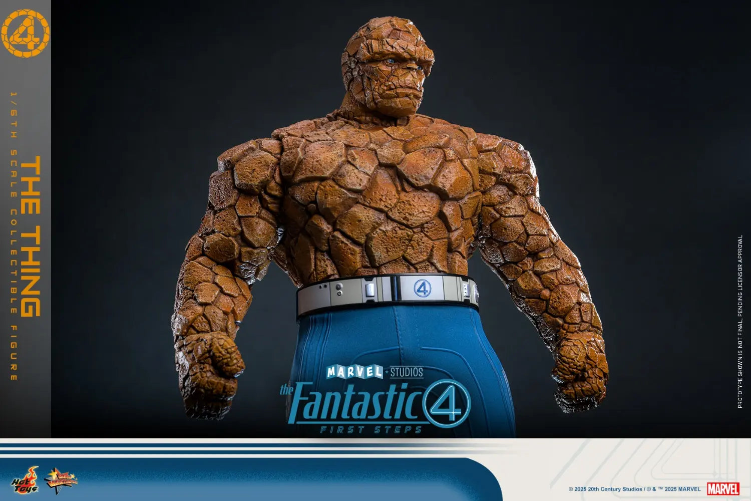 Hottoys - The Fantastic Four: First Steps Galactus Jumbo Sofvi Figure & The Thing 1/6th scale Collectible Figure SMS001J MMS813 (Licensed)