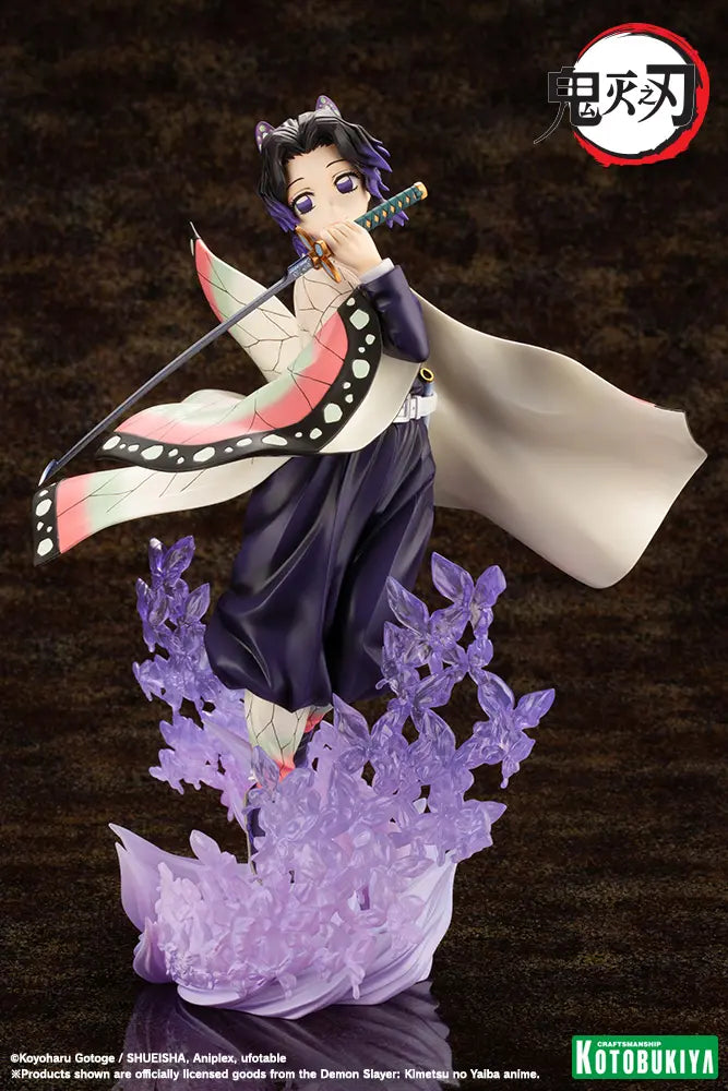 Kotobukiya - ARTFX J Demon Slayer: Kimetsu no Yaiba Shinobu Kocho 1/8 Complete Figure (Licensed)