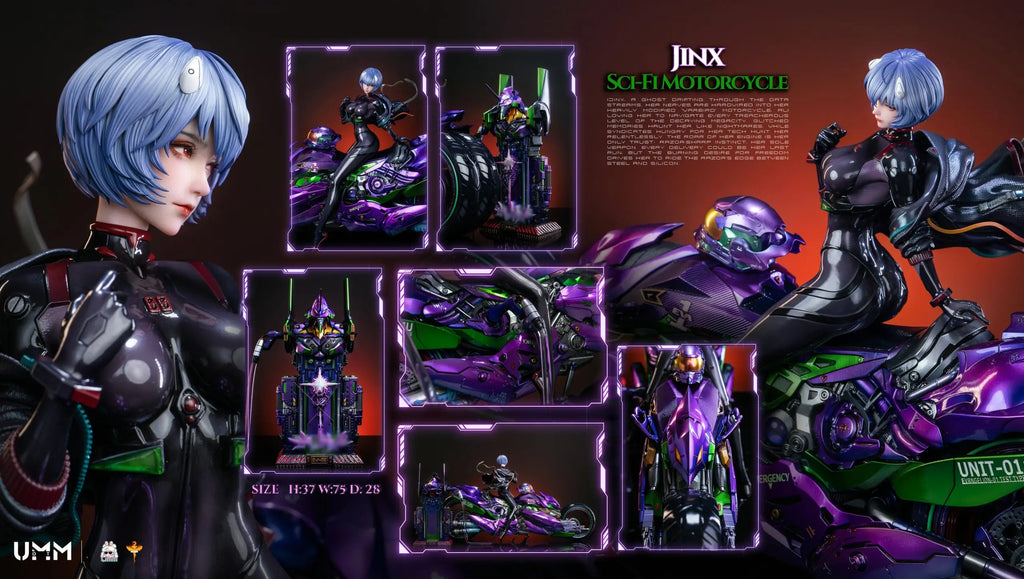 DT Studio - Neon Genesis Evangelion Ayanami Rei sci-fi motorcycle