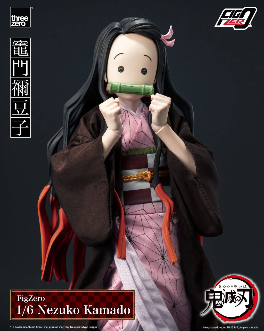 Threezero - Demon Slayer: Kimetsu no Yaiba FigZero 1/6 Nezuko Kamado 3Z06680W0 (Licensed)