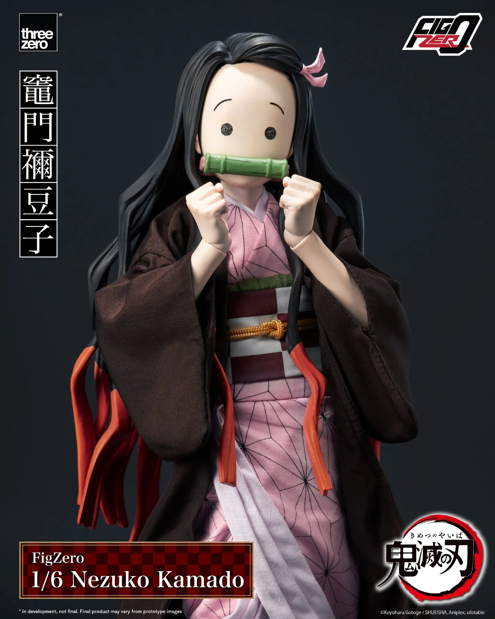 Threezero - Demon Slayer: Kimetsu no Yaiba FigZero 1/6 Nezuko Kamado 3Z06680W0 (Licensed)