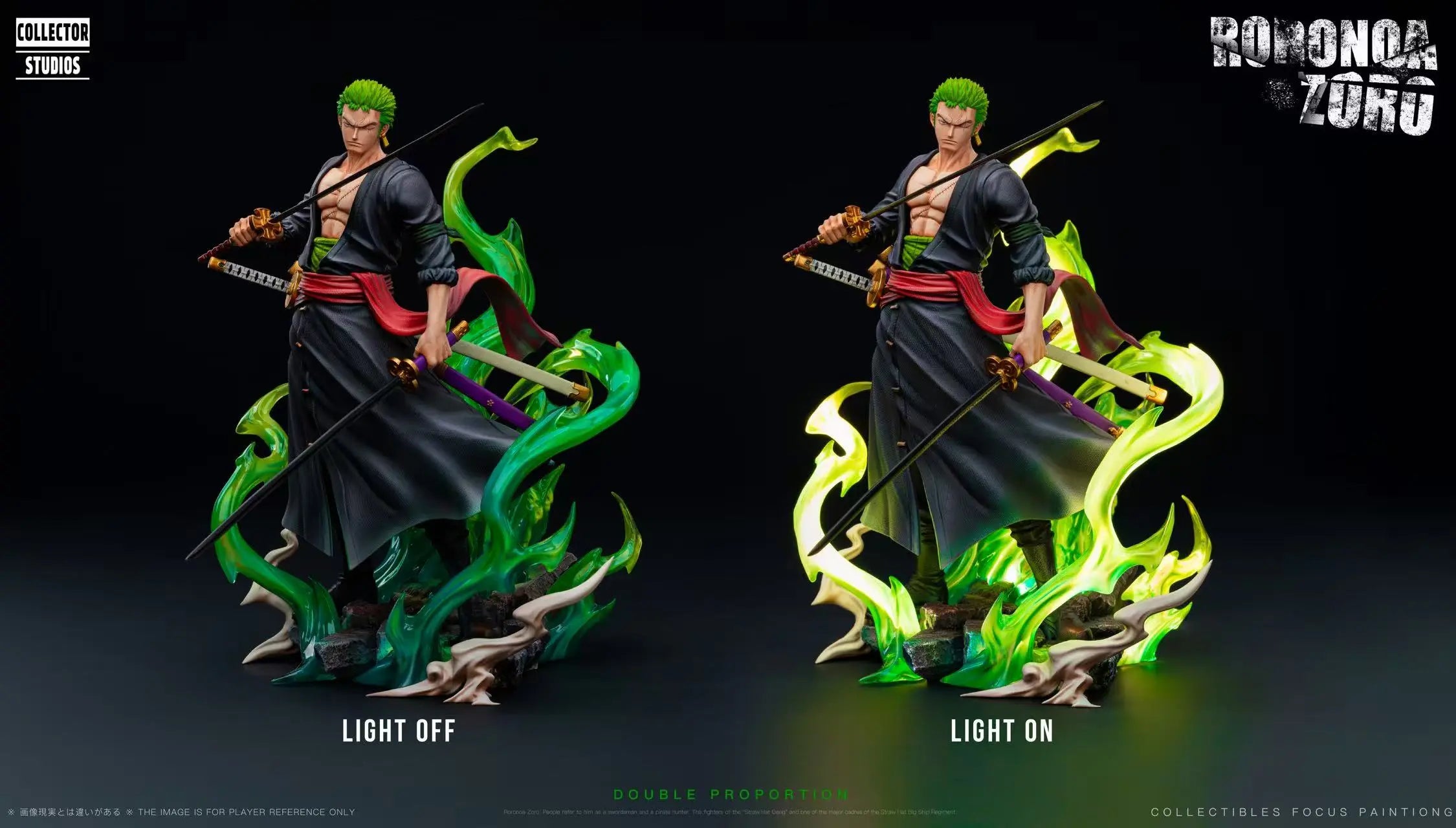 COLLECTOR Studio - Wano Country Onigashima Zoro One Piece