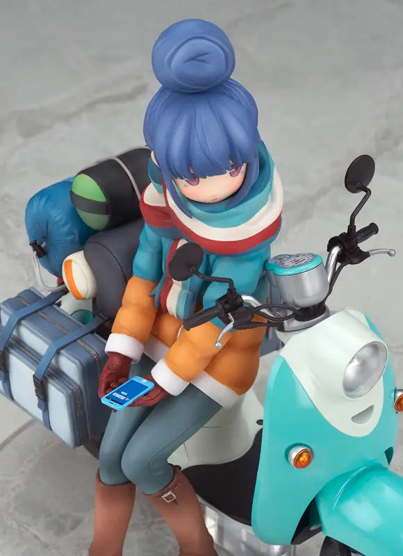 Alter - Yuru Camp Rin Shima with Scooter 1/10 Complete Figure (Licensed)