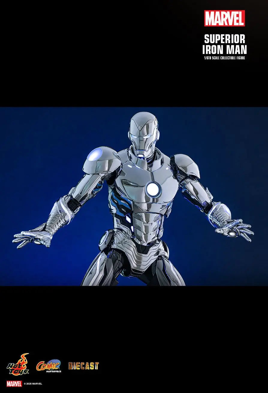 Hottoys - Marvel Comics Superior Iron Man 1/6th scale Collectible Figure CMS026D73 (Licensed)