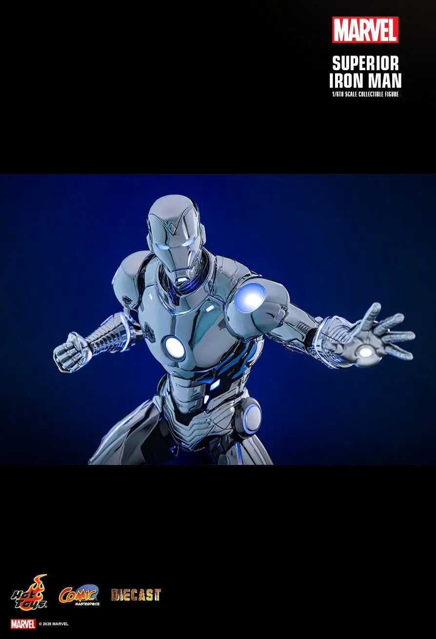 Hottoys - Marvel Comics Superior Iron Man 1/6th scale Collectible Figure CMS026D73 (Licensed)
