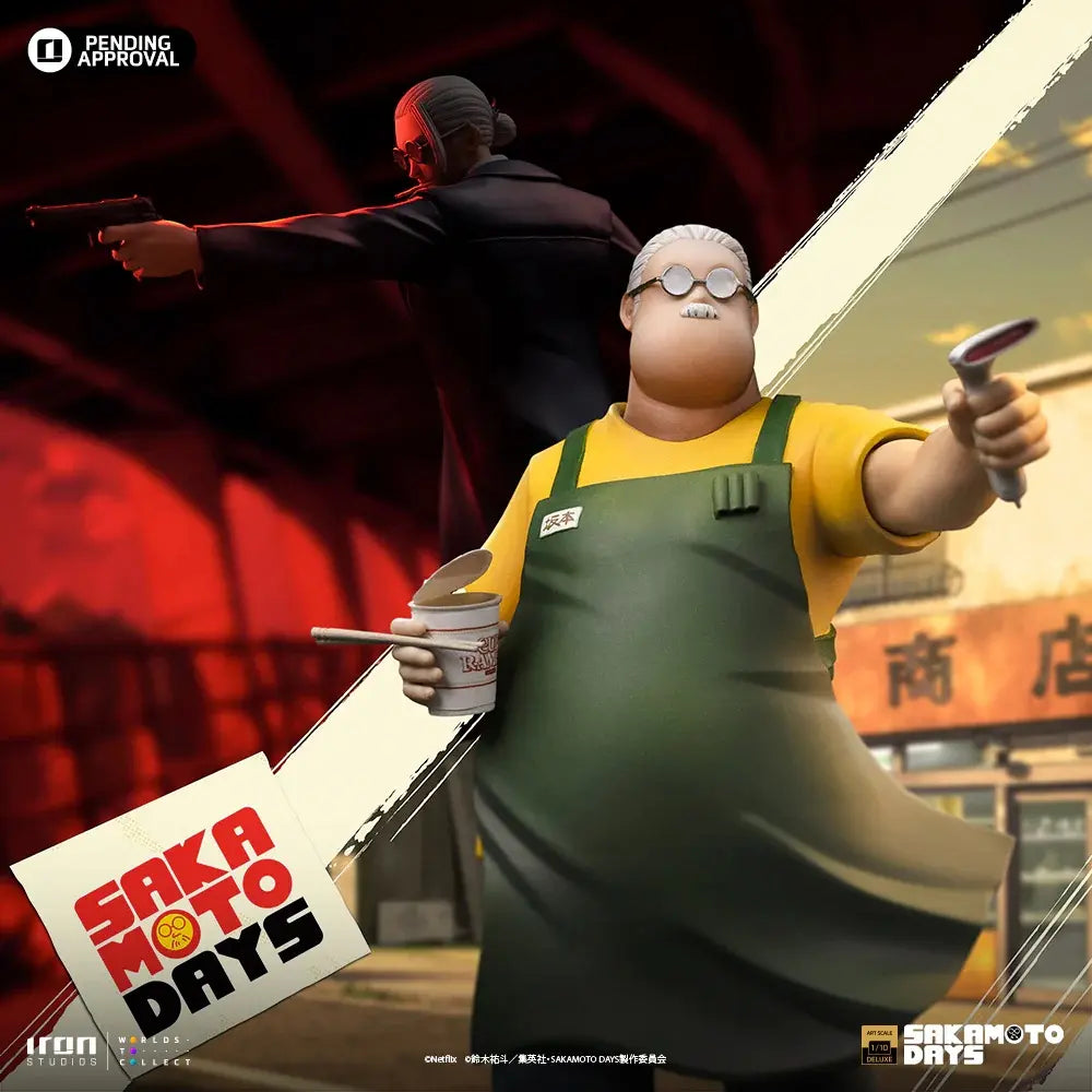 Iron Studio - Sakamoto Days 1/10 Taro Sakamoto Statue NETFX129725-10 NETFX127525-10 (Licensed)