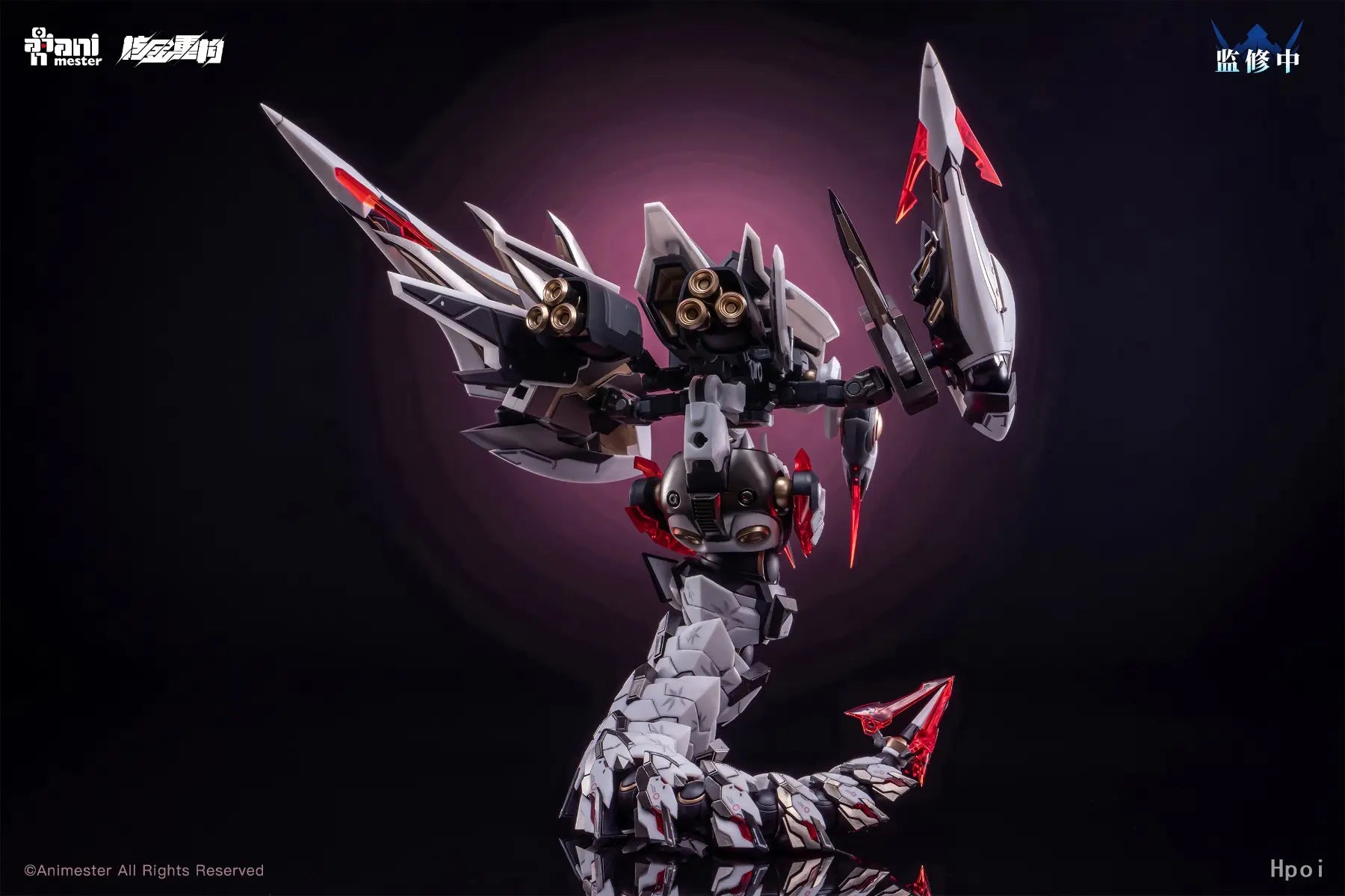AniMester X Nuclear Gold Reconstruction - Polaris Star White 1/12 Plastic Model Kit (Licensed)