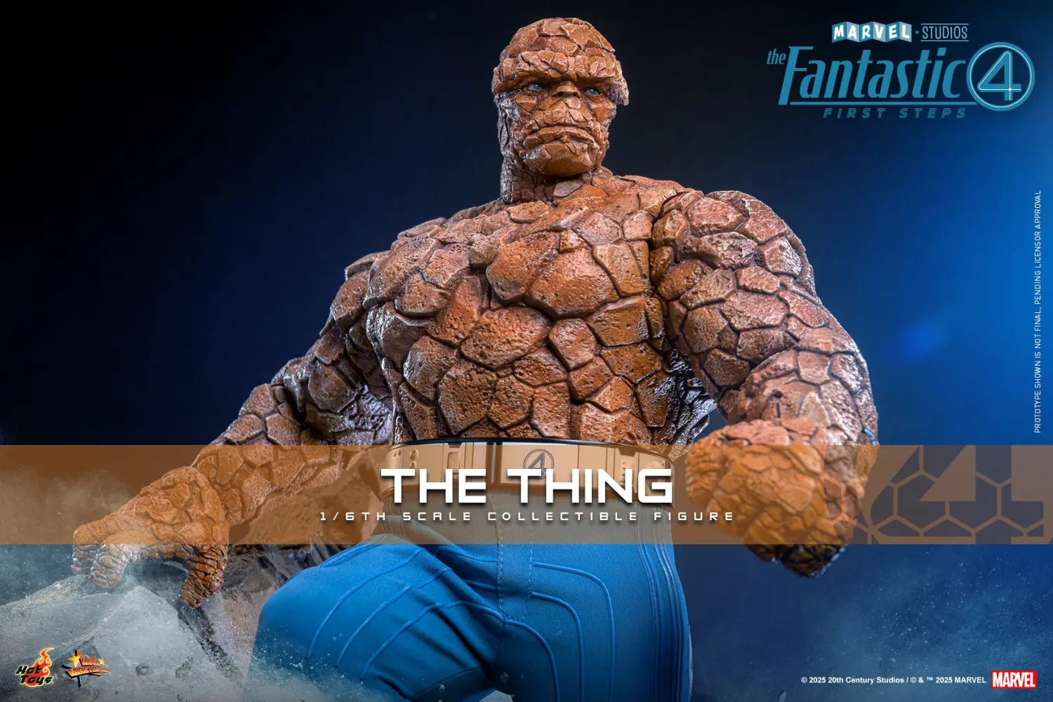 Hottoys - The Fantastic Four: First Steps Galactus Jumbo Sofvi Figure & The Thing 1/6th scale Collectible Figure SMS001J MMS813 (Licensed)