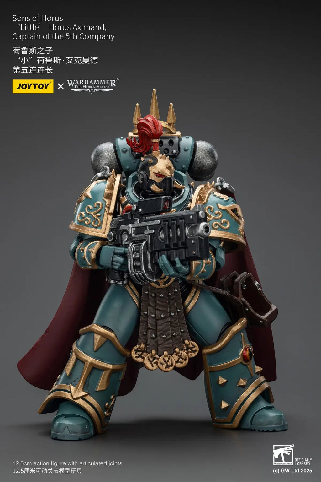 JOYTOY - Sons of Horus 'Little’ Horus Aximand,Captain of the 5th Company JT01833 (Licensed)