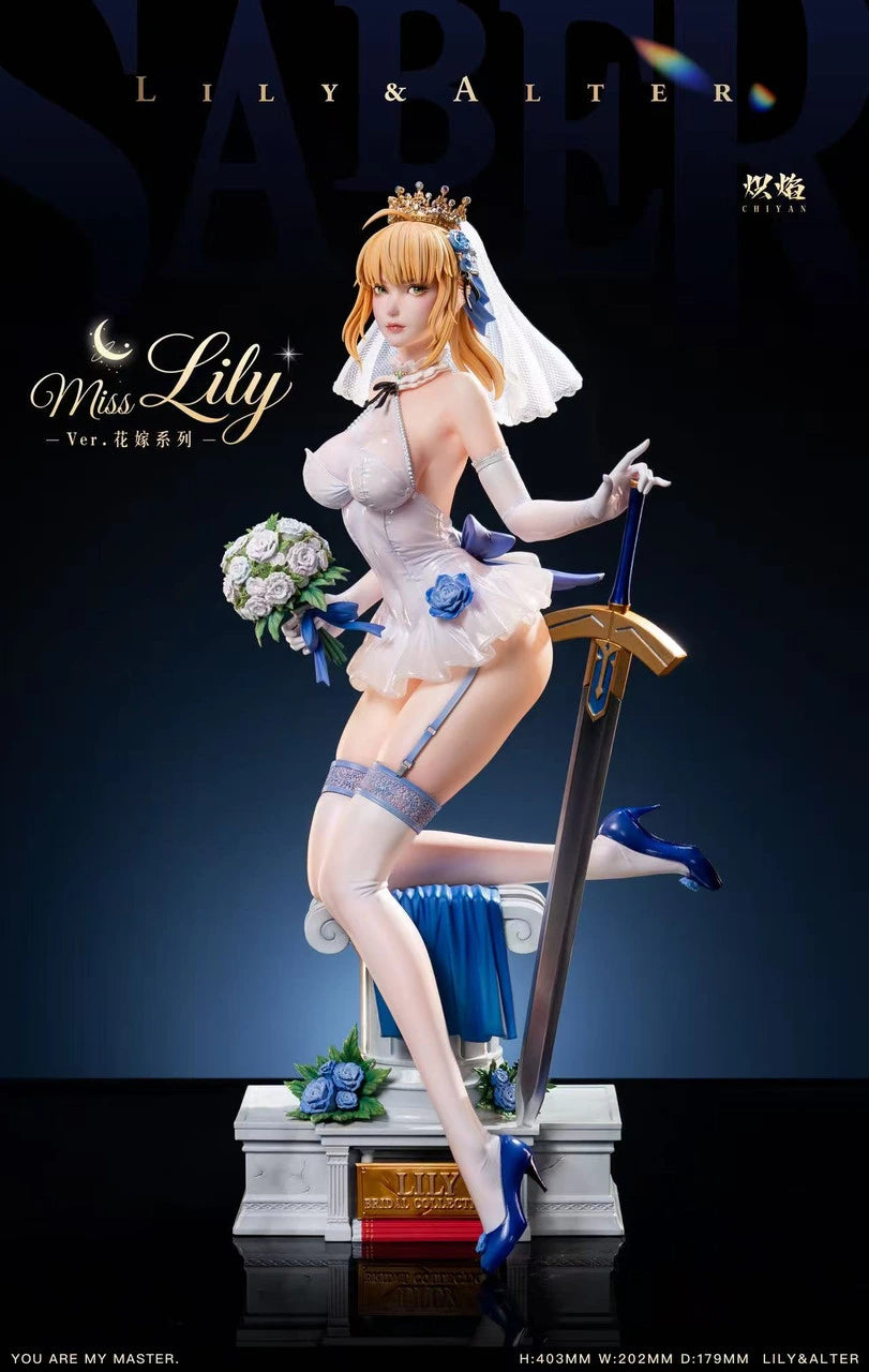 Lily Saber Fate Stay Night figura resina