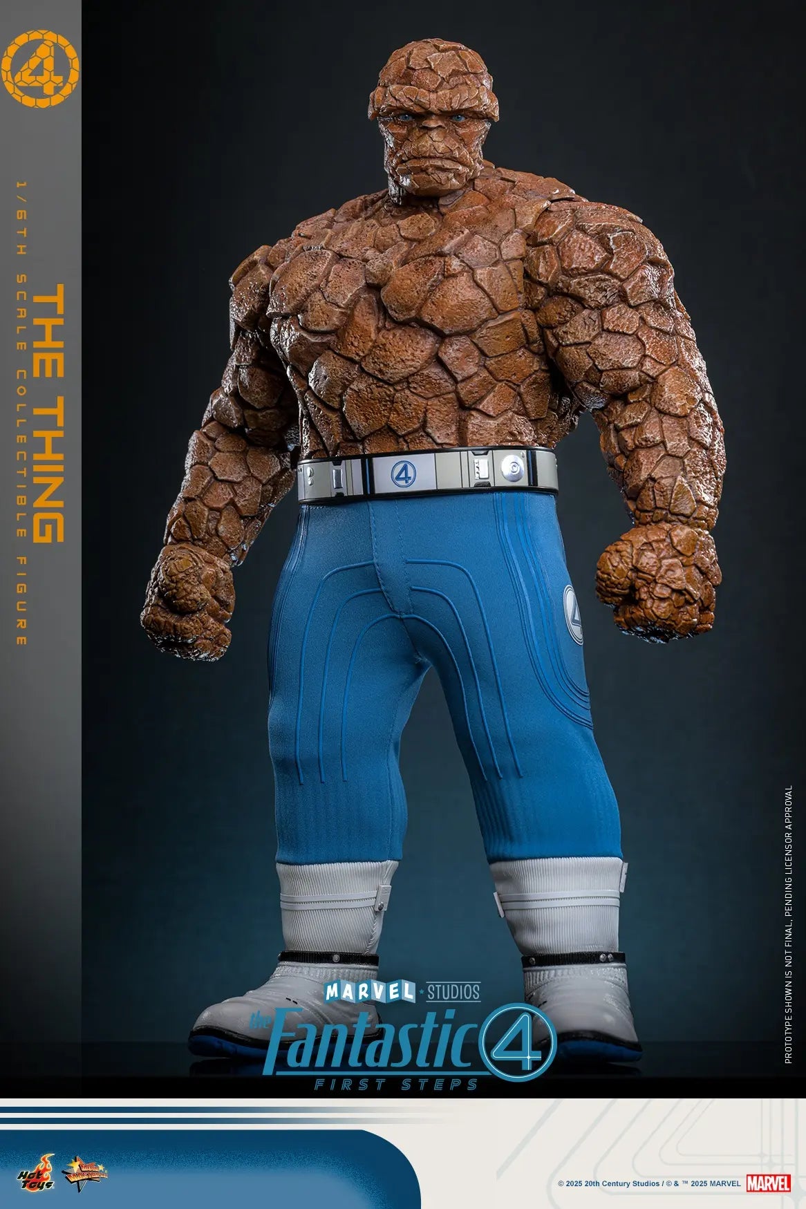 Hottoys - The Fantastic Four: First Steps Galactus Jumbo Sofvi Figure & The Thing 1/6th scale Collectible Figure SMS001J MMS813 (Licensed)