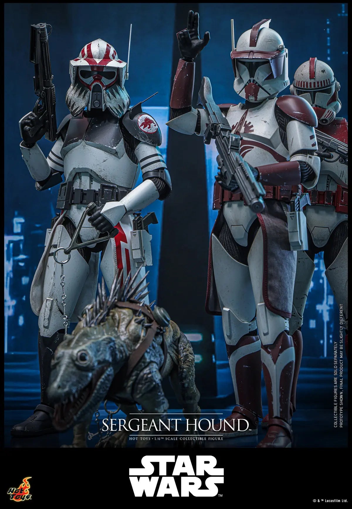 Hottoys - Sergeant Hound 1/6 Scale Collectible Figure TMS167 (Licensed)
