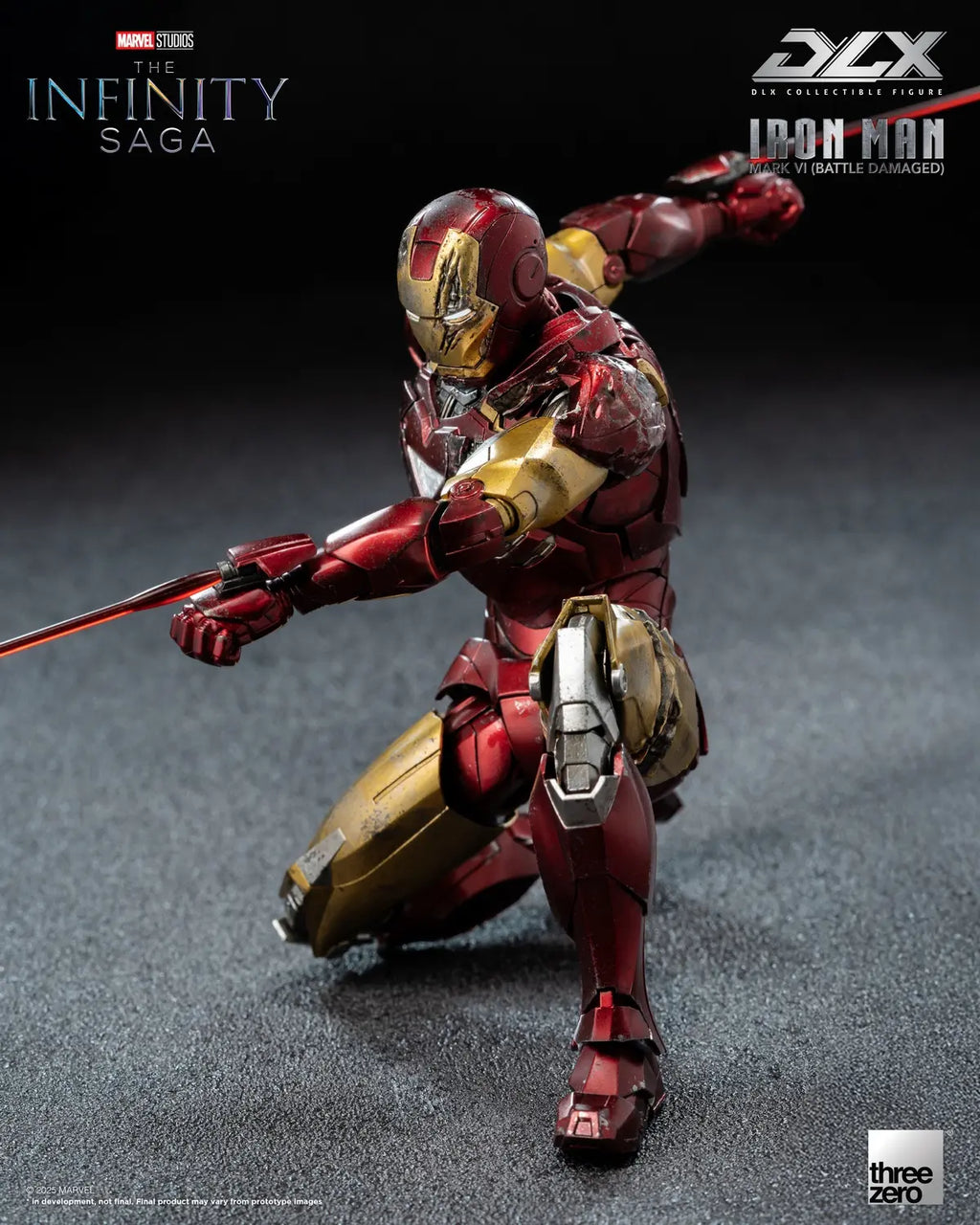 Threezero - Marvel Studios: The Infinity Saga DLX Iron Man Mark 6 Battle Damaged Version 3Z09180C0 (Licensed)