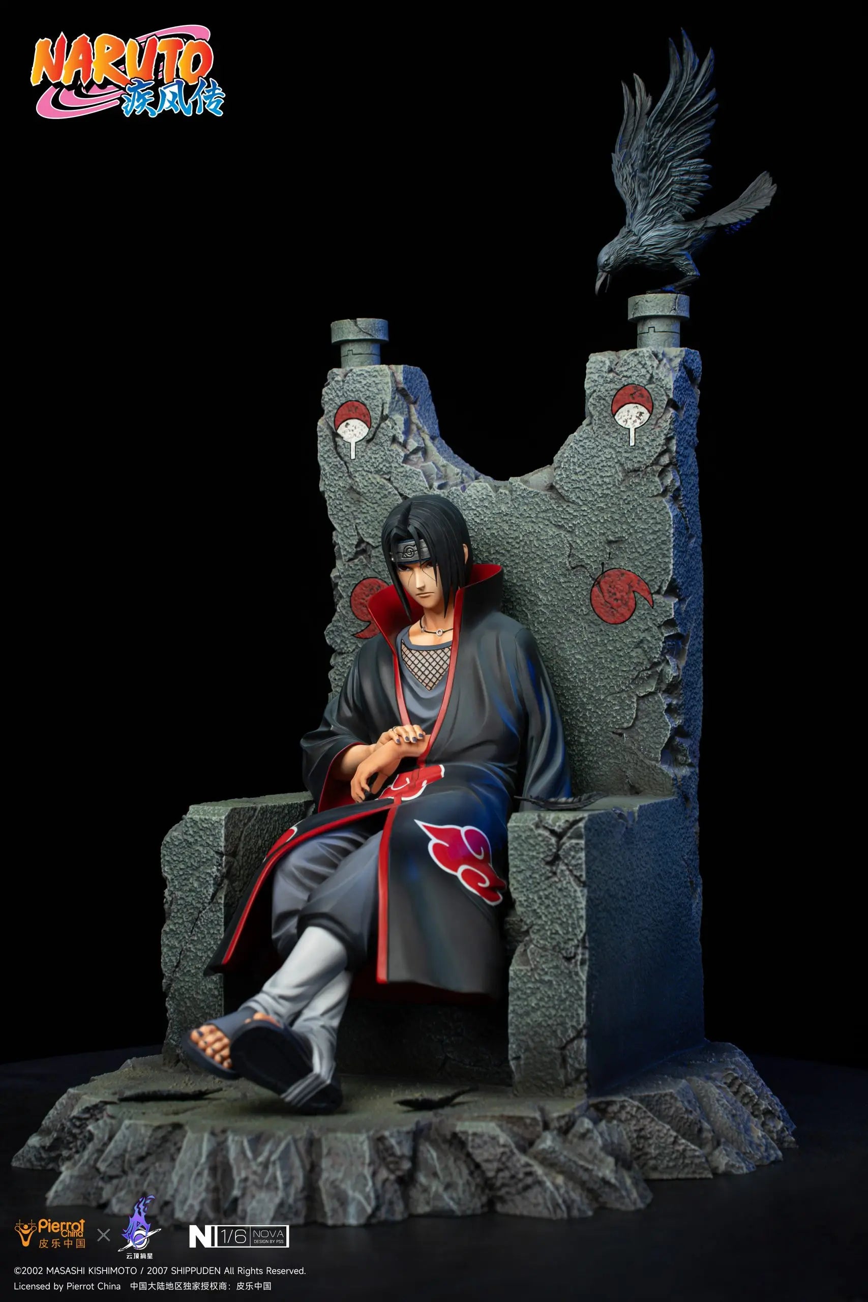 Pickstar Studio - Naruto Officially Licensed Uchiha Itachi 1/6 Statue (Licensed)