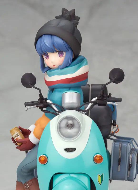 Alter - Yuru Camp Rin Shima with Scooter 1/10 Complete Figure (Licensed)
