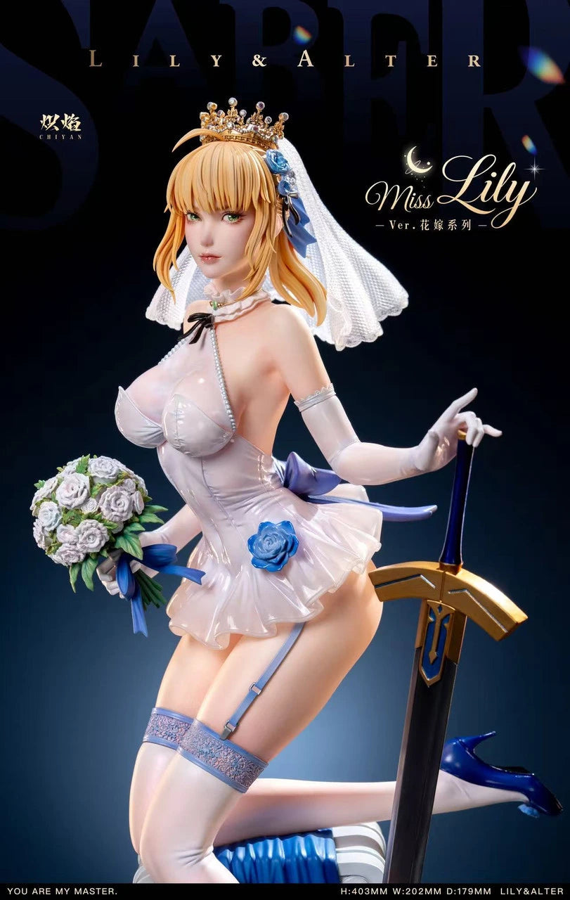 Lily Saber Fate Stay Night figura resina