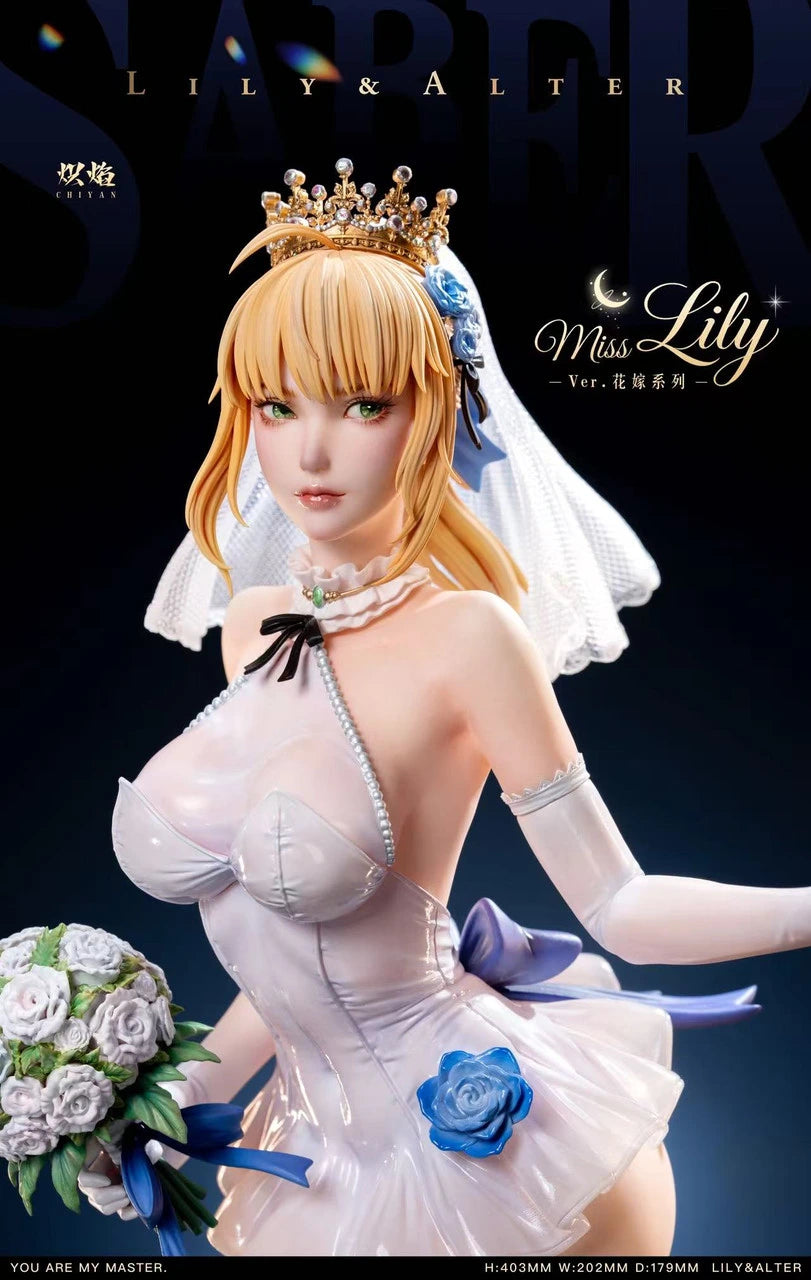 Lily Saber Fate Stay Night figura resina
