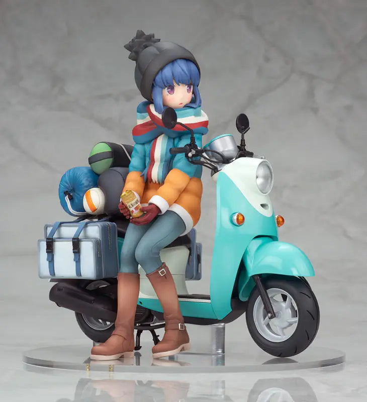 Alter - Yuru Camp Rin Shima with Scooter 1/10 Complete Figure (Licensed)