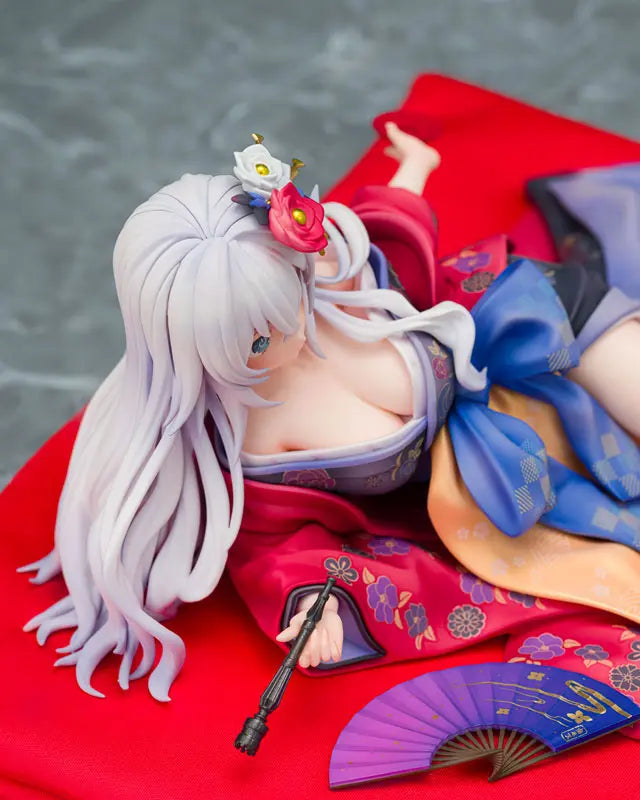KADOKAWA - "Neptunia x SENRAN KAGURA: Ninja Wars" Purple Heart / Black Heart Kimono Ver. Dual Figure Set 1/7 Complete Figure (Licensed)