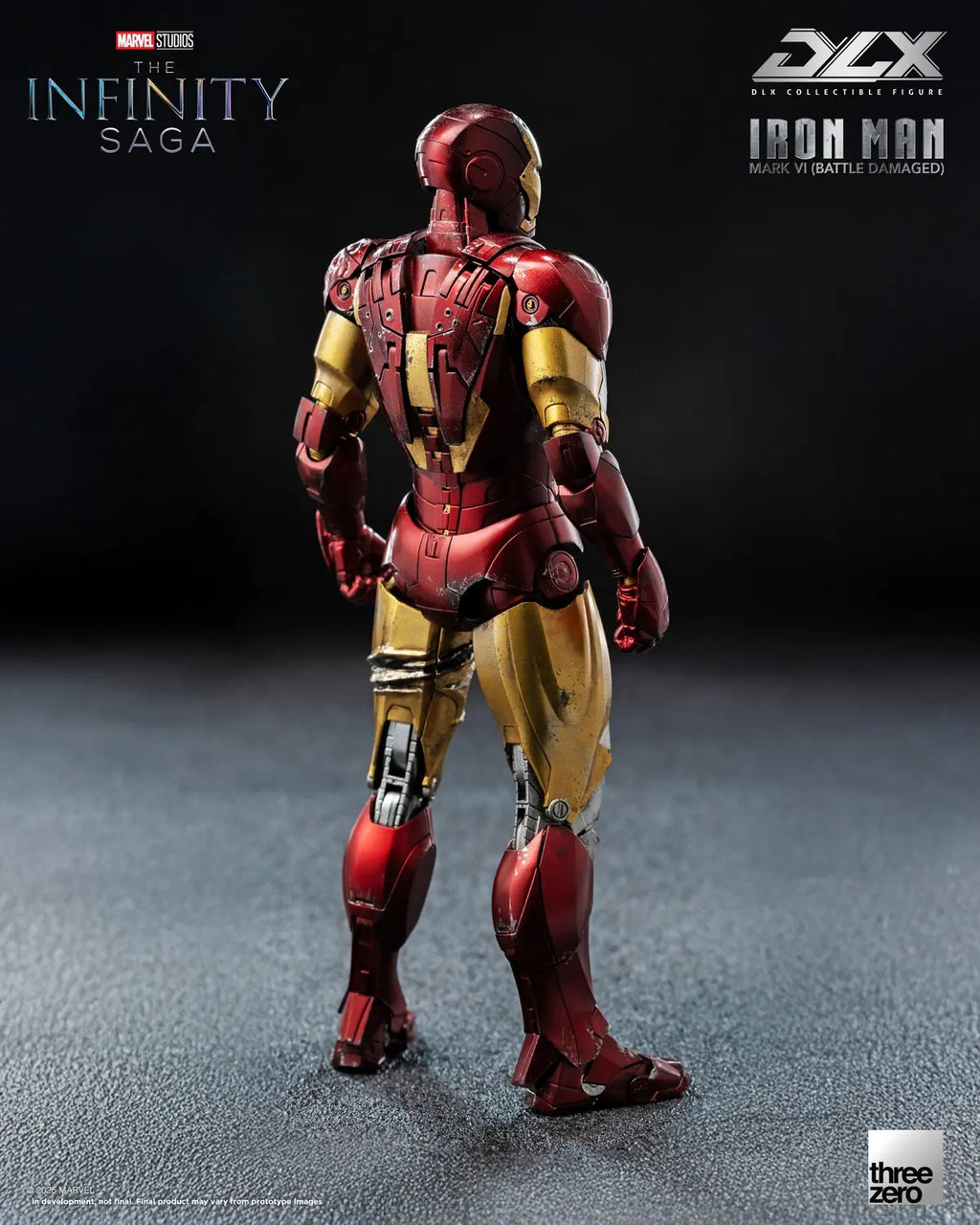 Threezero - Marvel Studios: The Infinity Saga DLX Iron Man Mark 6 Battle Damaged Version 3Z09180C0 (Licensed)