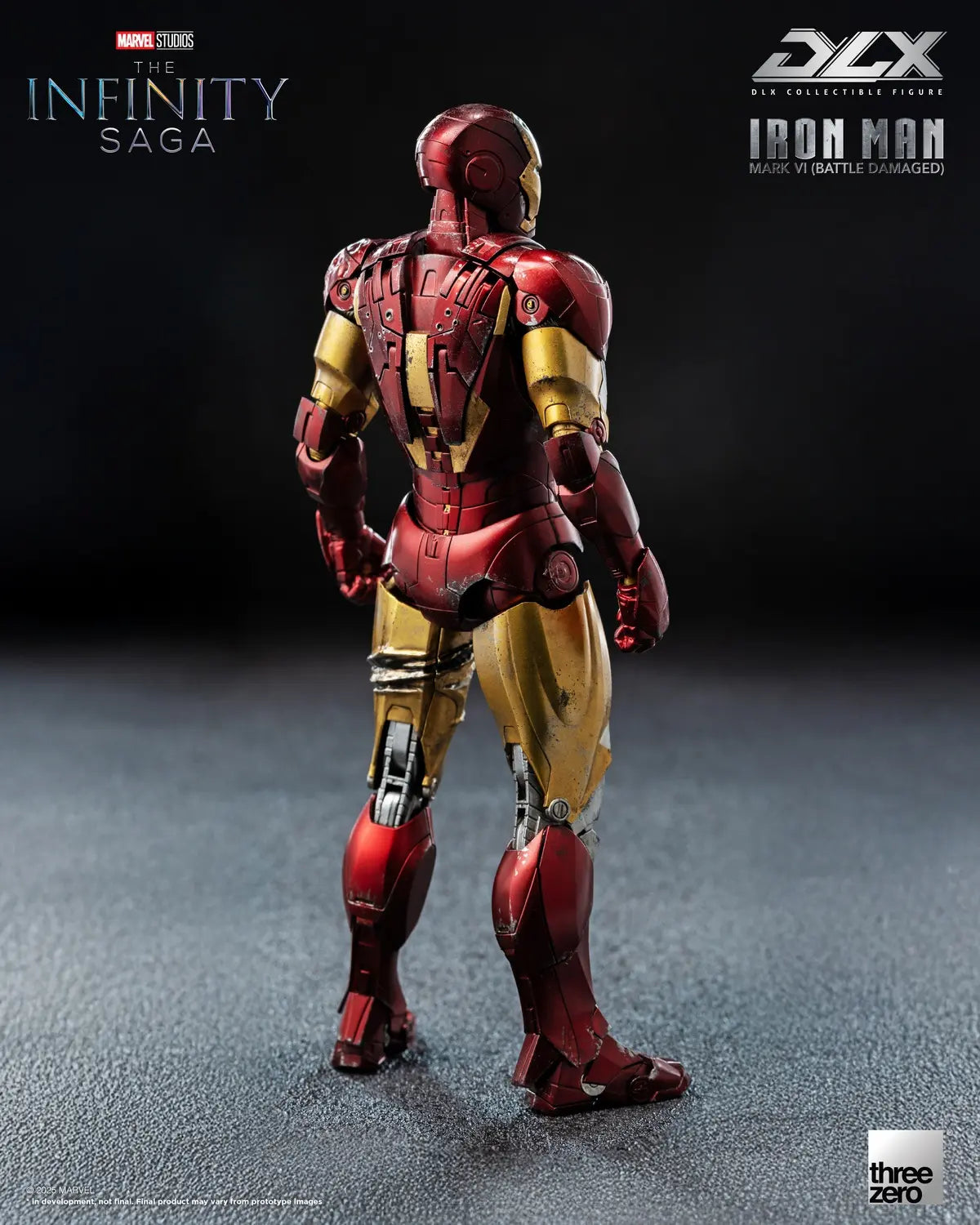 Threezero - Marvel Studios: The Infinity Saga DLX Iron Man Mark 6 Battle Damaged Version 3Z09180C0 (Licensed)