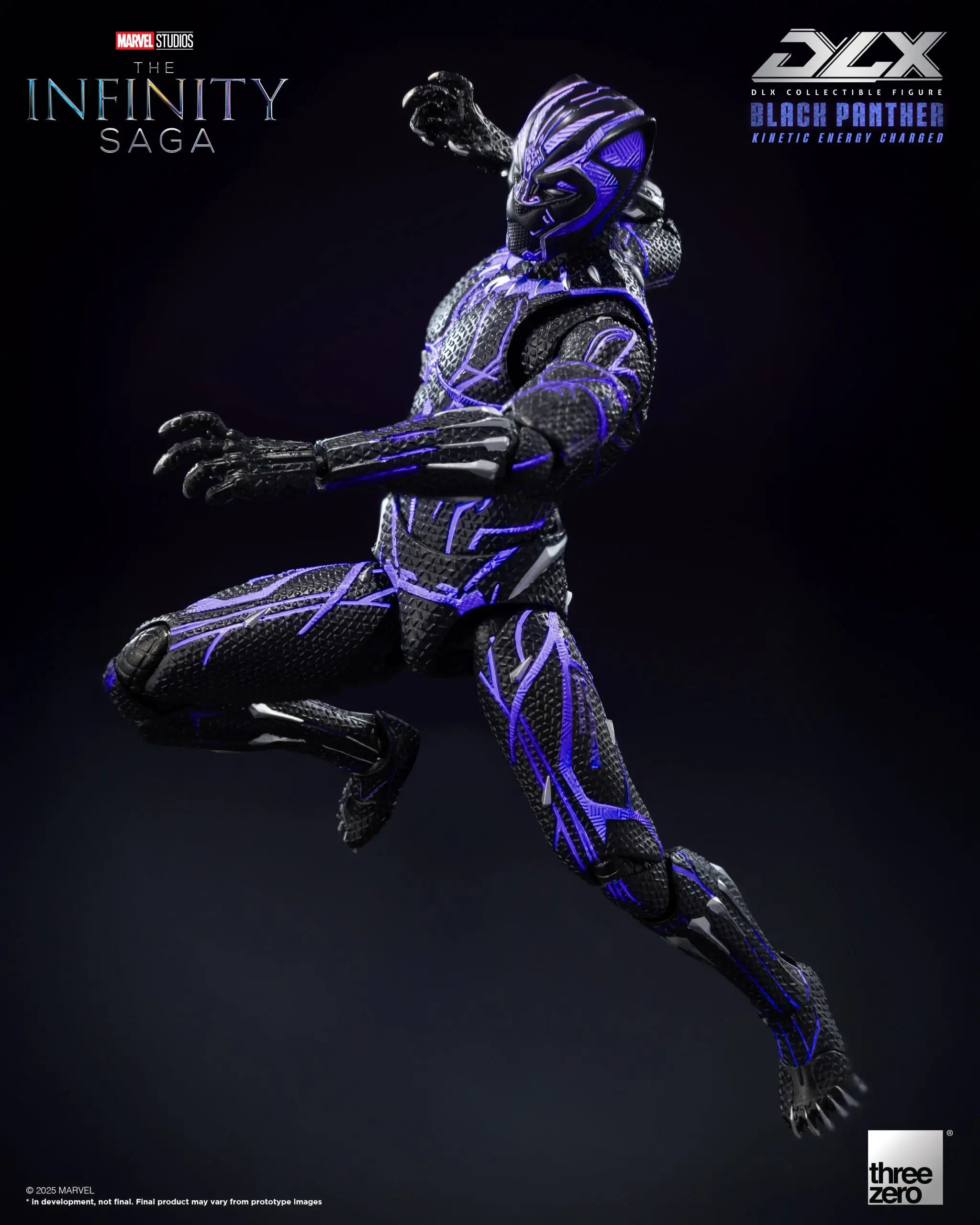 Threezero - Marvel Studios: The Infinity Saga DLX Black Panther (Kinetic Energy Charged) 3Z08210C0 (Licensed)