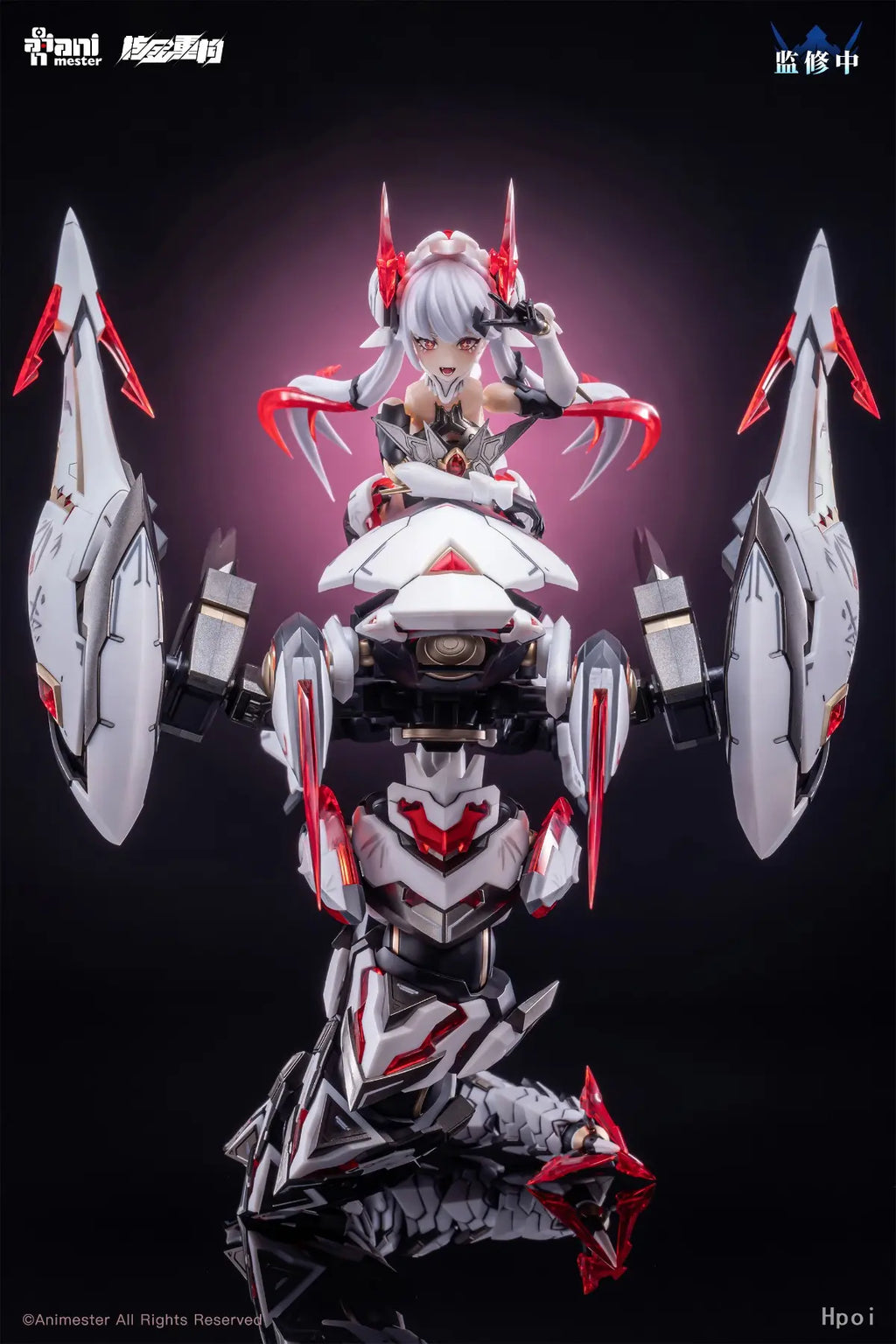 AniMester X Nuclear Gold Reconstruction - Polaris Star White 1/12 Plastic Model Kit (Licensed)