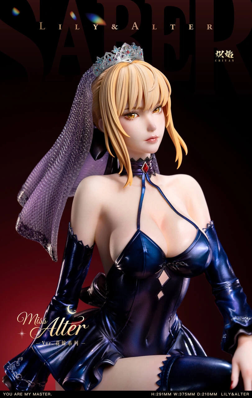 Lily Saber Fate Stay Night figura resina