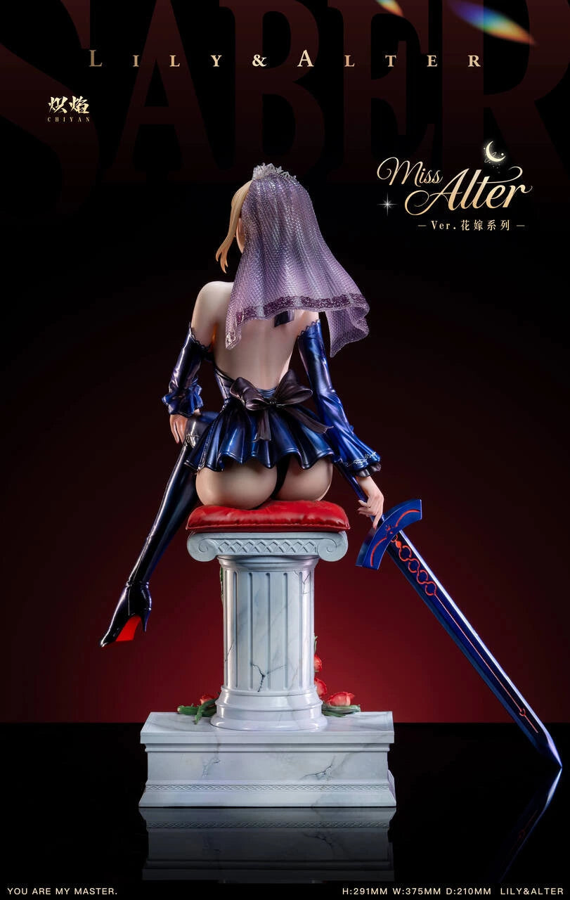Lily Saber Fate Stay Night figura resina
