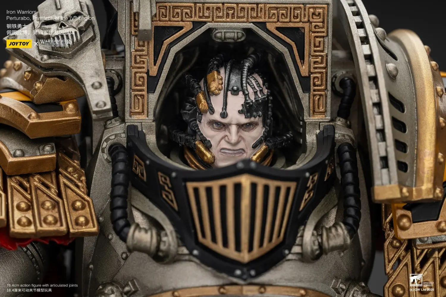 JOYTOY - Iron Warriors Perturabo, Primarch of the lVth Legion (Licensed)