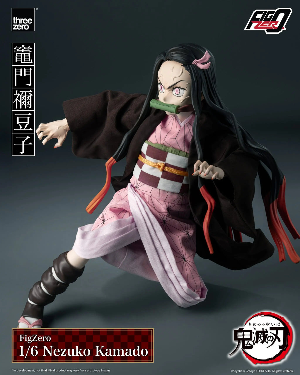 Threezero - Demon Slayer: Kimetsu no Yaiba FigZero 1/6 Nezuko Kamado 3Z06680W0 (Licensed)