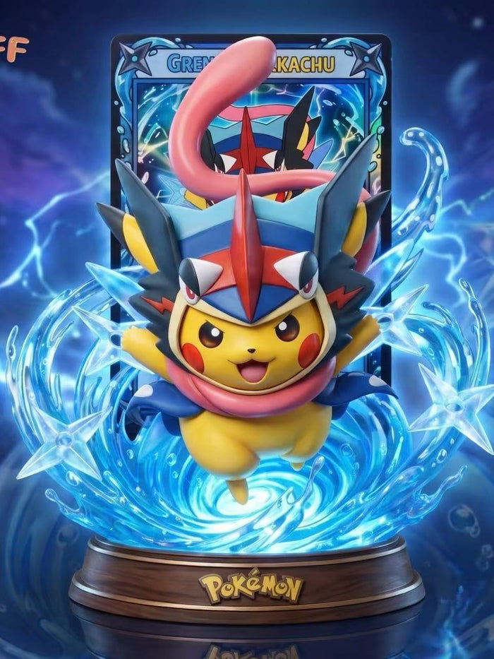 Emo & Puff Studio - Pikachu Cosplay Greninja Pokemon