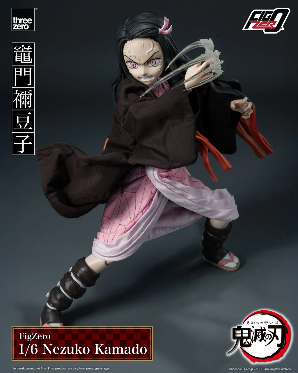 Threezero - Demon Slayer: Kimetsu no Yaiba FigZero 1/6 Nezuko Kamado 3Z06680W0 (Licensed)