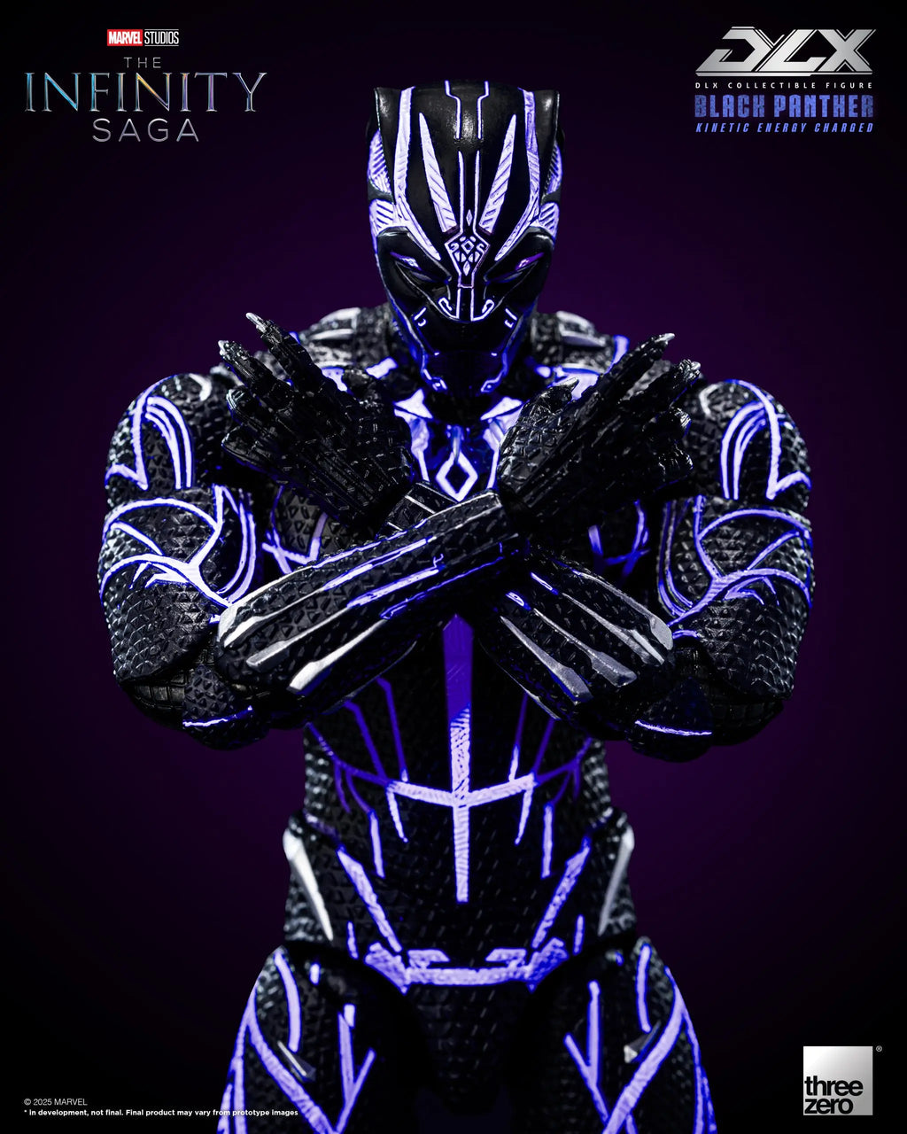 Threezero - Marvel Studios: The Infinity Saga DLX Black Panther (Kinetic Energy Charged) 3Z08210C0 (Licensed)