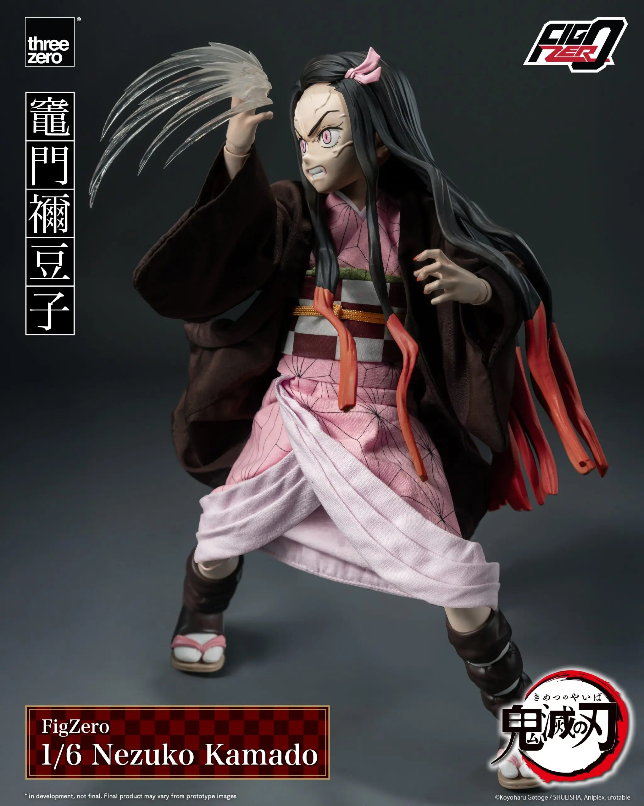 Threezero - Demon Slayer: Kimetsu no Yaiba FigZero 1/6 Nezuko Kamado 3Z06680W0 (Licensed)